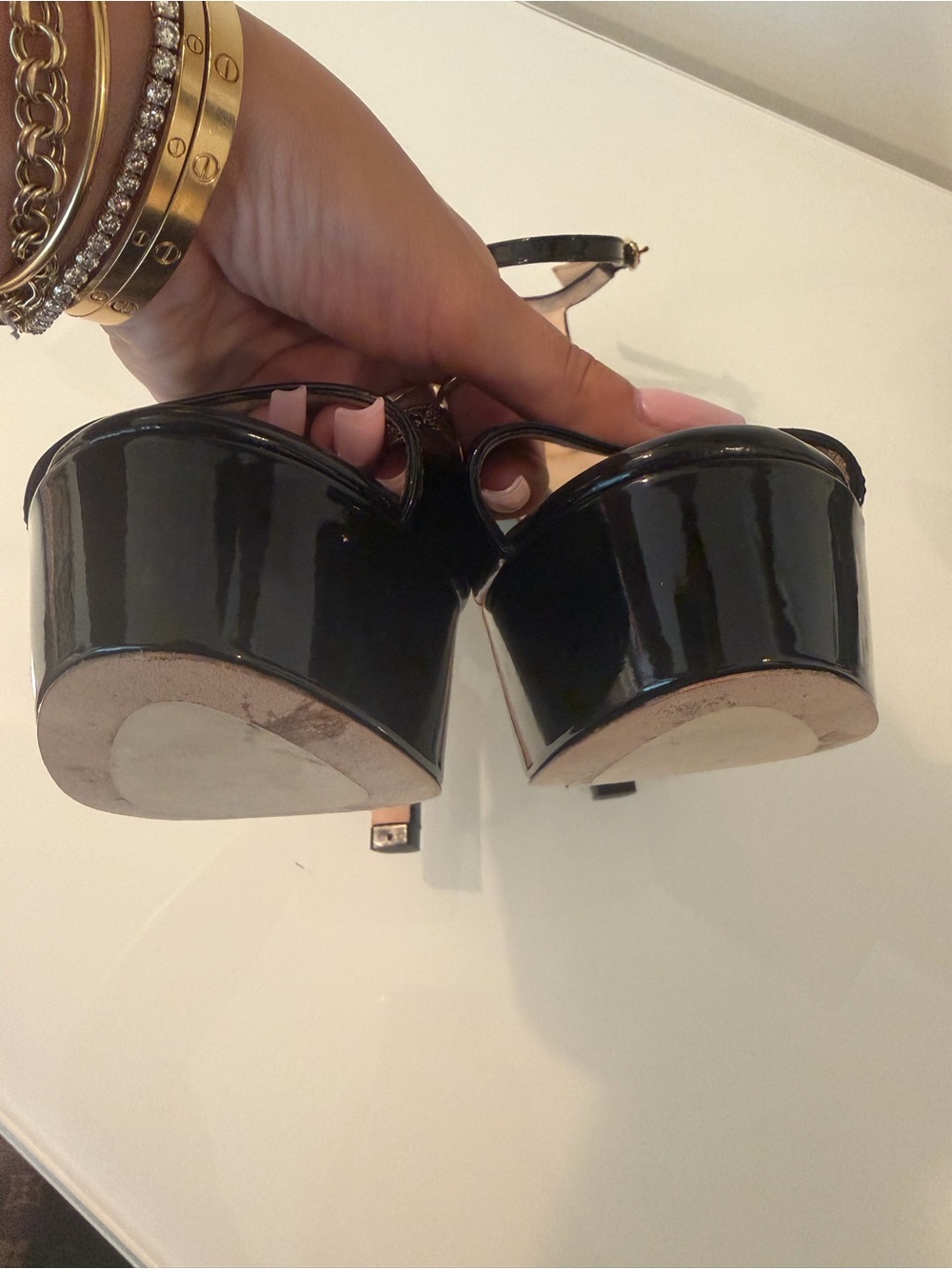Stuart Weitzman Disco Platform Sandal - Picture 13 of 13